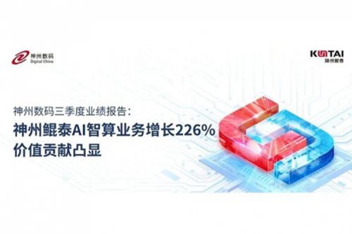 suncitygroup太阳集团数码三季度业绩报告：神州AI智算业务增长226%，价值贡献凸显